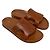 Céline Sandali slide in vitello beige con logo