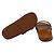 Céline Sandali slide in vitello beige con logo - vista 10