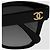 Chanel Gafas de sol polarizadas Triple Pearl Black Logo - vista 20