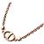 Dior Rose Gold CD Crystal Navy Halskette - Ansicht 5