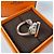 Hermès Anillo de plata para mujer Croisette Small Model - vista 8