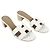 Hermès Sandali ciabatte Oasis da donna Blanc - vista 8