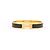 Bracciale Hermès Click HH Marrone Metallo - vista 2