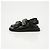 Sandali Gucci Double G in pelle nera - vista 5