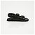 Sandali Gucci Double G in pelle nera - vista 7