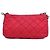 Prada Bolsa de ombro acolchoada em nylon rosa com corrente - vista 3