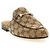 Mocassini Gucci Princetown Beige in Pelle - vista 3