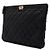 Chanel Borsa a pochette Boy New Medium in caviale nero - vista 2