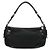 Prada Borsa a tracolla hobo in nylon nero - vista 3