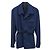 Dior Veste ceinturée avec boucle CD en mélange de laine Navy
