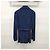 Dior Veste ceinturée avec boucle CD en mélange de laine Navy - vue 2