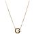 Colar Givenchy G dourado