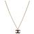 Chanel Black Cubic CC Gold Necklace - view 2