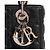 Dior Borsa a tracolla in pelle di agnello nera - vista 4