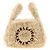 Stella Mc Cartney Borsa a tracolla in poliestere beige