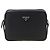 Prada Borsa crossbody in pelle di vitello nera
