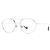 Moncler Gafas de sol de metal plateado