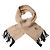 Dolce & Gabbana Sciarpa Sciale in Seta Beige a Pois con Frange al Collo - vista 3