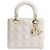 Dior Borsa in pelle di agnello bianca