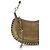 Isabel Marant Borsa a tracolla Bos Taurus in pelle di vitello beige - vista 4
