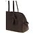 Jacquemus Borsa a tracolla in vitello marrone - vista 3
