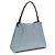Fendi Borsa Bos Taurus in pelle di vitello blu - vista 3