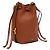 Chloé Borsa Bucket in pelle di vitello marrone - vista 2