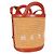 Marni Bolso bucket de algodón naranja - vista 2