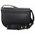 Versace Borsa a tracolla in pelle nera - vista 4