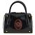 Versace Borsa in pelle di vitello nera