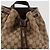 Gucci Drawstring Backpack Brown Jacquard - view 2