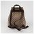 Gucci Drawstring Backpack Brown Jacquard - view 5