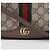 Gucci Borsa a tracolla Ophidia GG Small Canvas Brown - vista 3