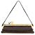 Jacquemus Clutch in pelle di capra marrone