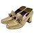 Fendi Mocassini con tacco e borchie dorate - vista 2