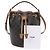 Céline Borsa Clara da donna in tela Triumph e vitello Tan
