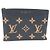 Clutch Louis Vuitton Daily Empreinte Pelle Marrone