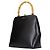 Jil Sander Bolsa de mão em couro preto - vista 2