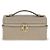 Tory Burch Cartera Bos Taurus de piel de becerro gris