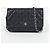 Chanel Borsa a tracolla WOC classica in pelle di agnello nera con hardware argento - vista 2
