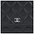 Chanel Borsa a tracolla WOC classica in pelle di agnello nera con hardware argento - vista 3