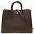 Burberry mala Medium em couro Burman Check