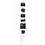 Burberry mala Medium em couro Burman Check - vista 12