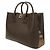 Burberry mala Medium em couro Burman Check - vista 2