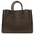 Burberry mala Medium em couro Burman Check - vista 3