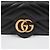 Gucci Borsa a tracolla GG Marmont Super Mini Matelassé nera da donna - vista 3