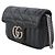 Gucci Borsa a tracolla super mini GG Marmont matelassé - vista 2