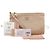 Clutch Miu Miu Logo Strap in pelle marrone
