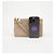 Clutch Miu Miu Logo Strap in pelle marrone - vista 6