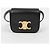 Céline Mini Claud in vitello lucido nero - vista 2